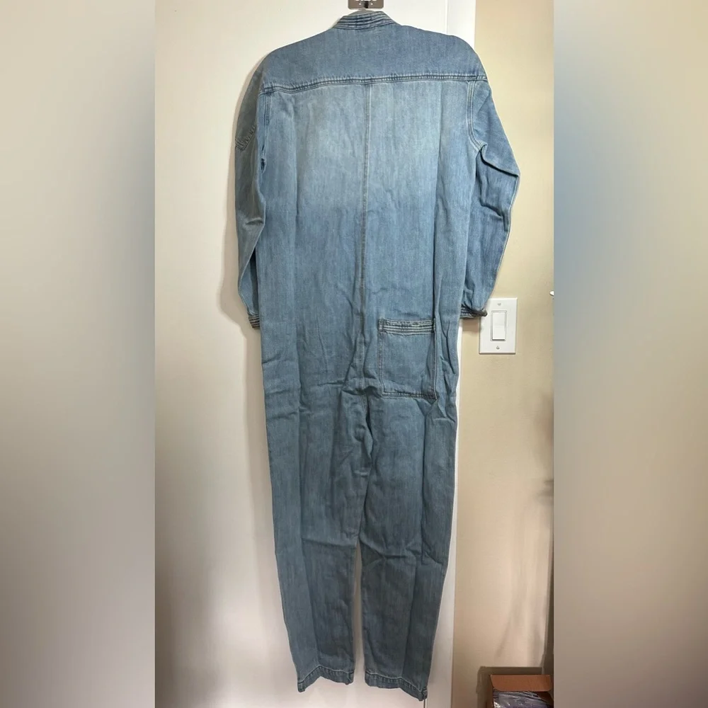 NWT Sandrine Rose x Free People Denim Kimono Jumpsuit Size Small - Picture 2 of 7